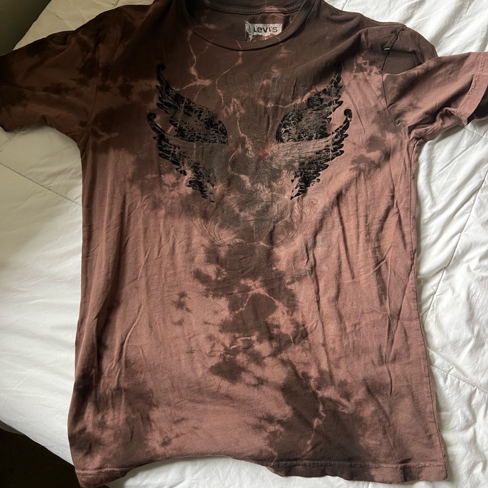 Levi's Brown Graphic Men's Shirt